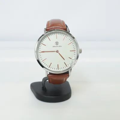 Polshorloge (Bruin) van Wood & Sea