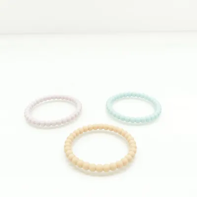 Armband (Beige, Blauw, Roze) van Mushie Onbekend materiaal