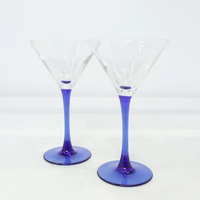 Verre à Martini (Bleu) de Luminarc