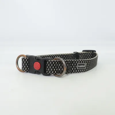 Collier pour chien (Noir, Beige) de Rukka