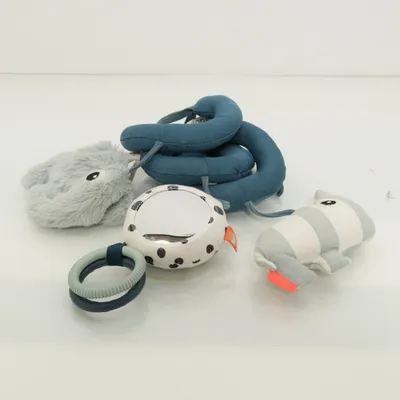 Baby cot mobile (Blue, Gray, White) from Done by Deer