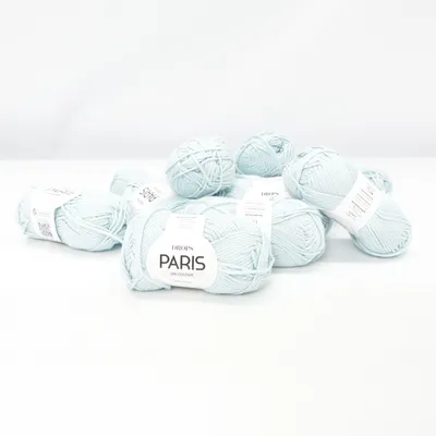 Garn (Blå) från Drops Paris Bomull
