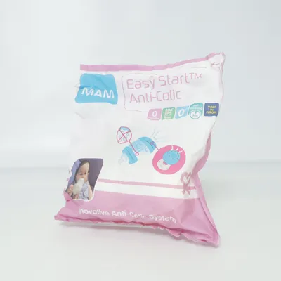 Nappflaska (Vit, Rosa) från MAM