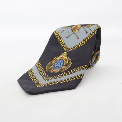 Slips (Svart, Flerfärgad) från Ascot Silke