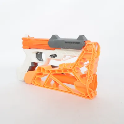 Pistolet-jouet (Orange, Blanc, Gris) de Nerf