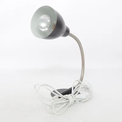 Lampe de bureau (Noir, Argent, Argent)