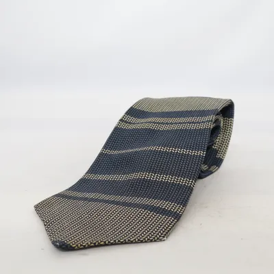 Cravate (Bleu, Beige) de Giovanni Rossi