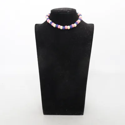 Ketting (Blauw, Roze, Geel) Onbekend materiaal