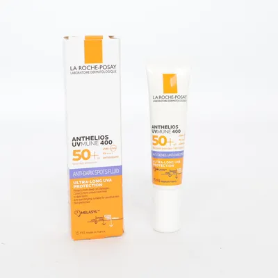 Crème solaire (Anthelios Uvmune 400 Anti-Dark Spots Fluid) de La Roche-Posay
