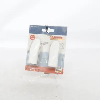 Embouts de tringle à rideaux (Blanc) de Gardinia