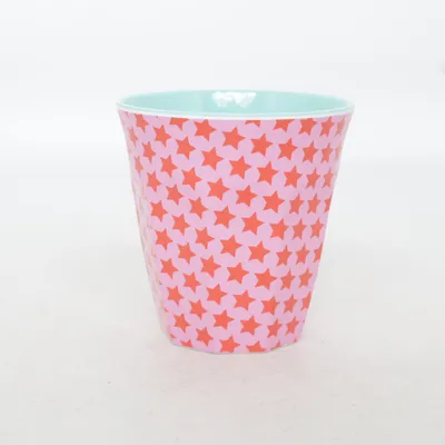Drinking glass (Pink, Turquoise, Red) from Rice