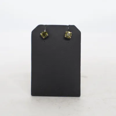 Örhängen (Guldfärgad, Grön) från Snö of Sweden Okänd metall