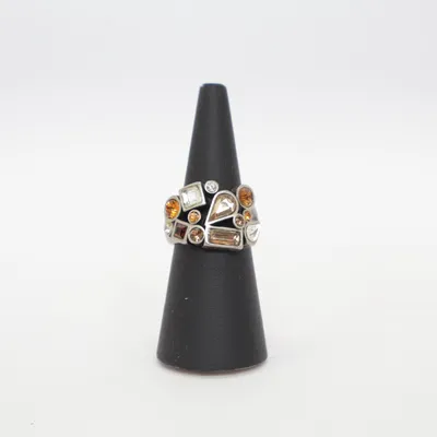 Ring (Silver, Multicolored) Unknown metal
