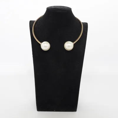Necklace (Gold, White) from COS Unknown metal