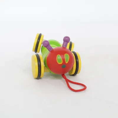 Pull toy (Green, Multicolored) from PlanToys