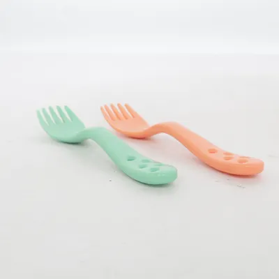 Children's cutlery (Green, Orange)