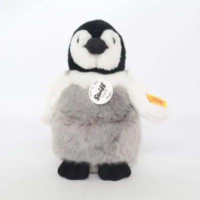 Krammedyr (Flaps Pinguinbaby) fra Steiff Akryl, Bomuld, Polyester