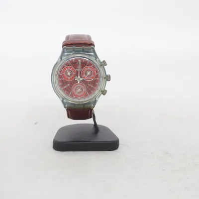 Armbåndsur (Rød) fra Swatch