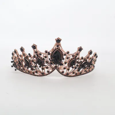 Tiara (Sort, Guld)