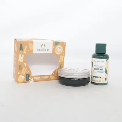 Skincare set (Nourish & Flourish Almond Milk Duo) from The Body Shop
