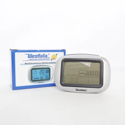 Clock radio (Multifunktions-Wetterstation) from Westfalia