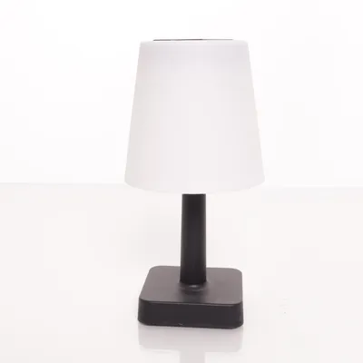 Solcellelampe (Hvid, Sort) fra Rusta