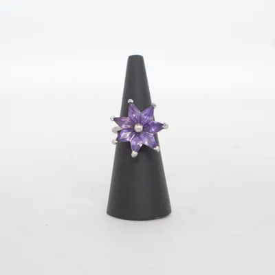Bague (Argent, Violet) Métal inconnu