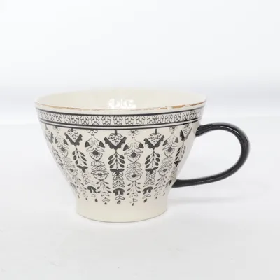 Mug (White, Black) from Indiska