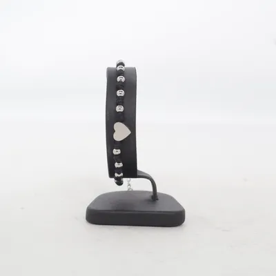 Anklet (Black, Silver) Stainless steel