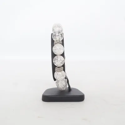 Bracelet (Transparent, Silver) from Vaga Unknown metal