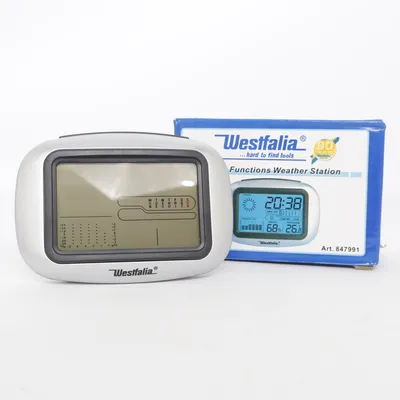 Clock radio (Multi Functions Weather Station) from Westfalia