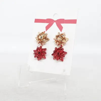 Boucles d'oreilles (Or, Rouge) de H&M Métal inconnu