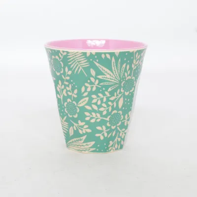 Drinking glass (Green, Pink, Multicolored) from Rice