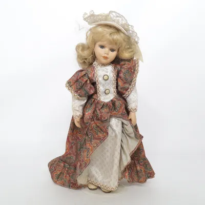 Poupée en porcelaine (Marron, Beige, Multicolore)