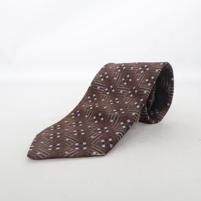 Cravate (Marron, Multicolore) de Monti Soie