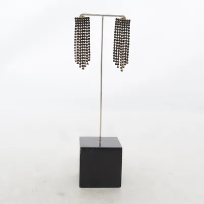 Örhängen (Svart, Guldfärgad) från In Style Okänd metall