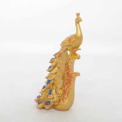 Figurine (Gold, Blue, Multicolored)