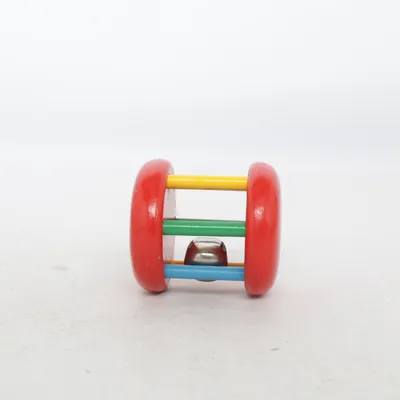 Skallra (Röd, Flerfärgad) från Brio