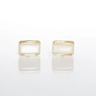 Cufflinks (Beige, Gold) Unknown metal