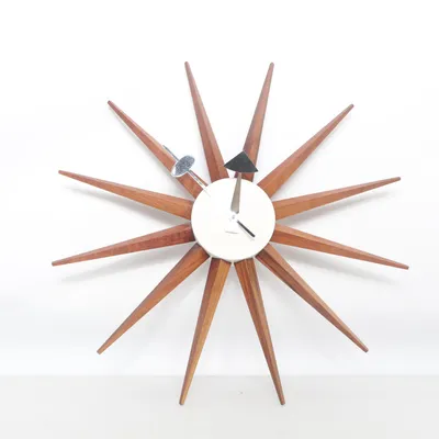 Väggklocka (George Nelson Sunburst Clock) från Vitra