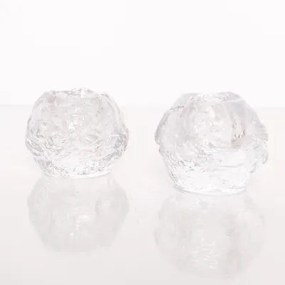 Candle holder (Transparent) from Kosta Boda