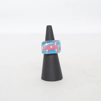 Ring (Blauw, Meerkleurig) Plastic