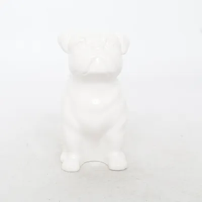 Figur (Mops, pug, porcelana )