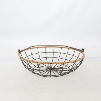 Förvaringskorg (Svart, Beige)