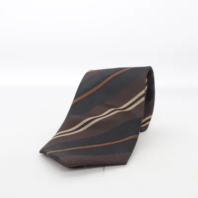Cravate (Marron) de Larusso Soie