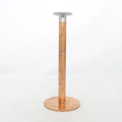 Ljusstake (Silverfärgad, Brun) från Bruka Design