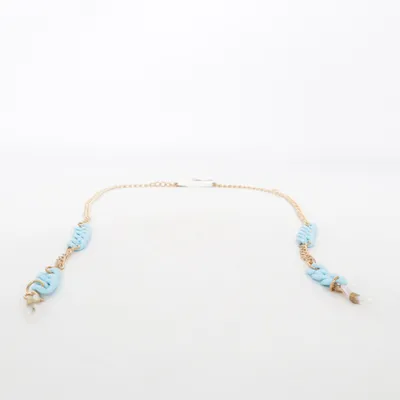 Cordons pour lunettes (Bleu, Or)
