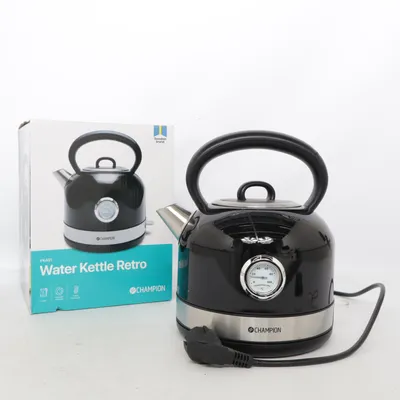 Vattenkokare (Svart, Silverfärgad) från Champion
