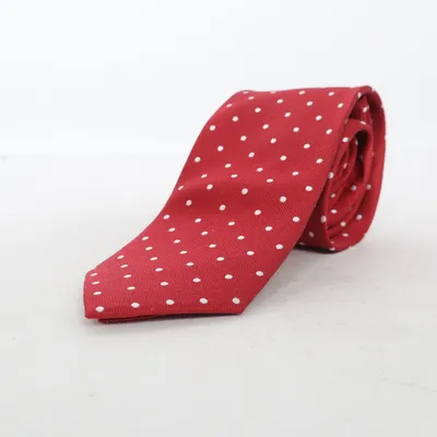 Stropdas (Rood, Wit) van Notch Zijde