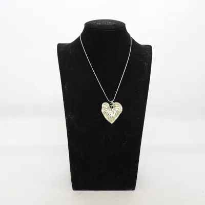 Halsband (Silverfärgad, Grön) från Gemini Okänd metall